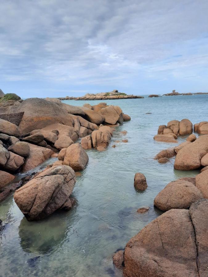 Appartement Plage De Trestraou 45M2 Perros-Guirec Esterno foto