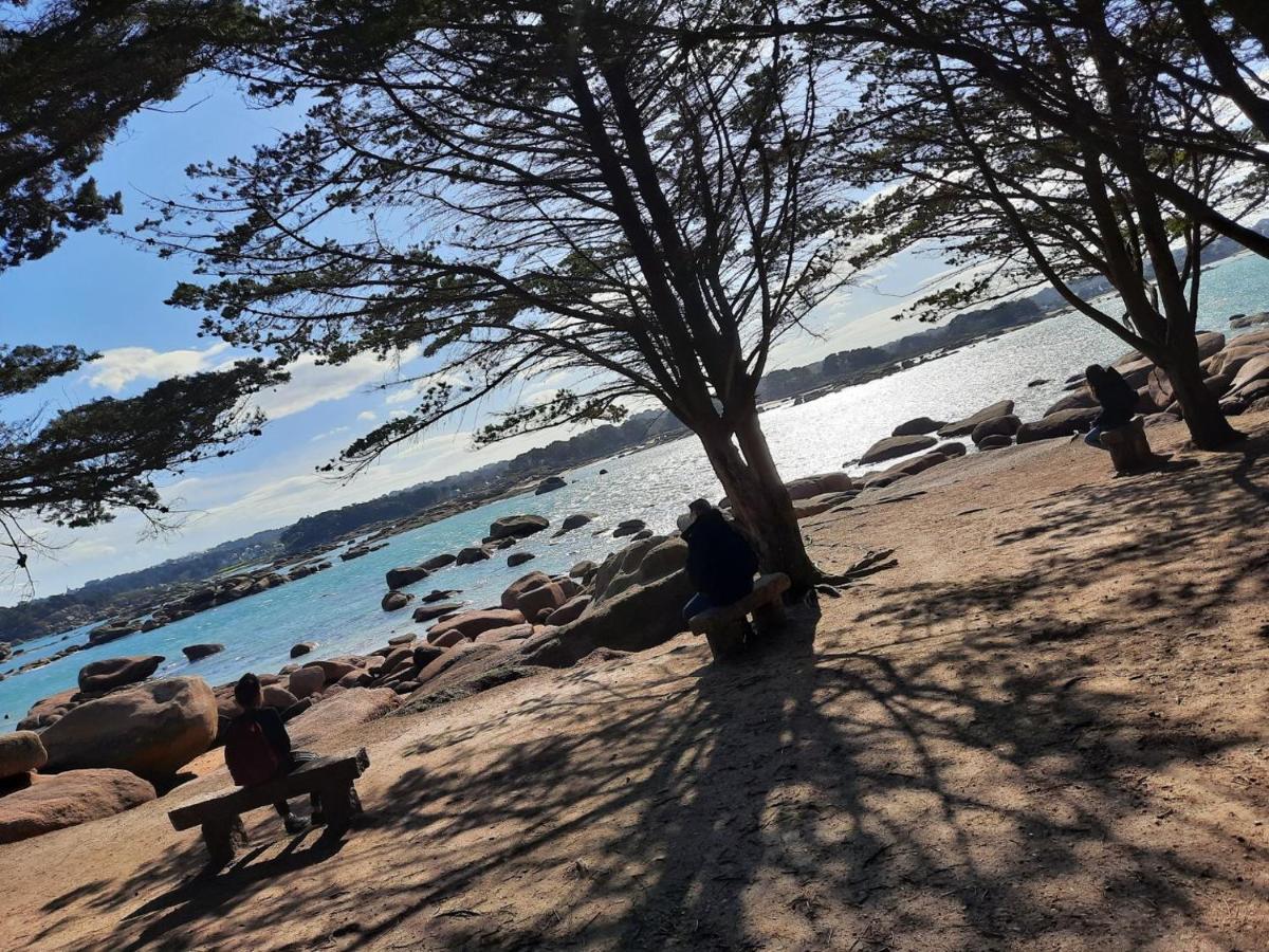 Appartement Plage De Trestraou 45M2 Perros-Guirec Esterno foto