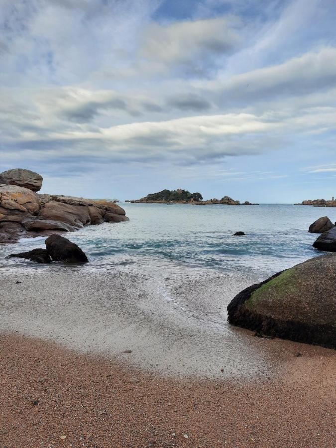 Appartement Plage De Trestraou 45M2 Perros-Guirec Esterno foto