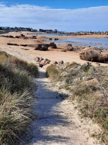 Appartement Plage De Trestraou 45M2 Perros-Guirec Esterno foto