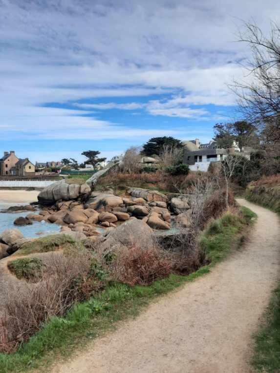 Appartement Plage De Trestraou 45M2 Perros-Guirec Esterno foto